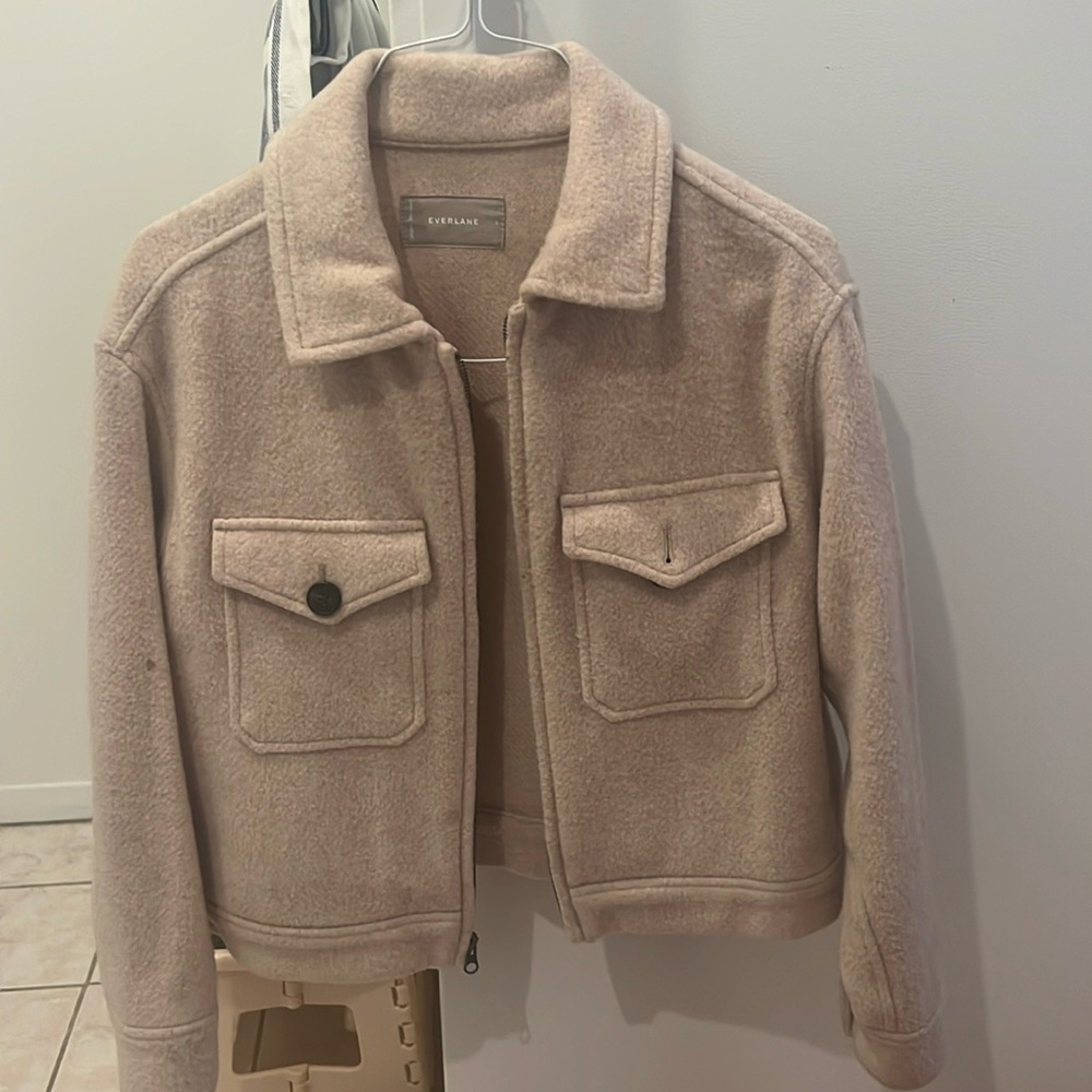everlane bomber jacket size S